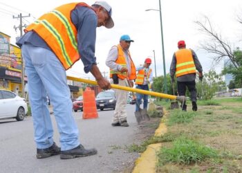 Trabaja gobierno en mejoramiento de imagen urbana de la Capital.