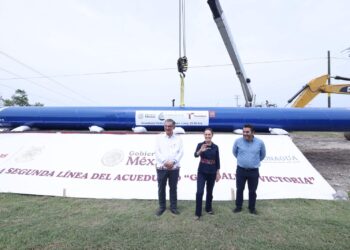 Presidenta Claudia Sheinbaum supervisó la construcción del nuevo acueducto de  Ciudad Victoria