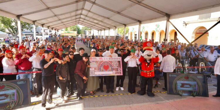Presentan en Tamaulipas Gran Sorteo Especial “México con M de Migrante”