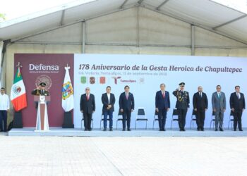 Conmemoran en Victoria el 178 aniversario de la Gesta Heroica de los Niños Héroes