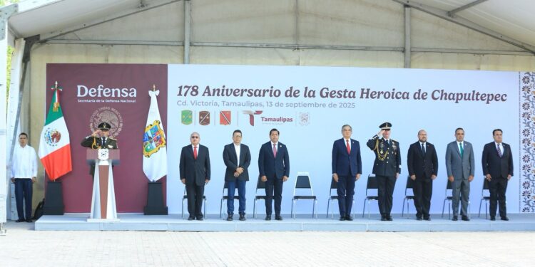 Conmemoran en Victoria el 178 aniversario de la Gesta Heroica de los Niños Héroes
