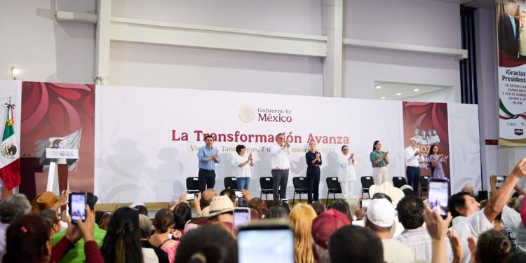 Reitera Claudia Sheinbaum apoyo total a Tamaulipas y reconoce trabajo del gobernador Américo Villarreal