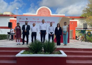Inaugura titular de la SSPT ciclo escolar 2025-  2026 en Miguel Alemán