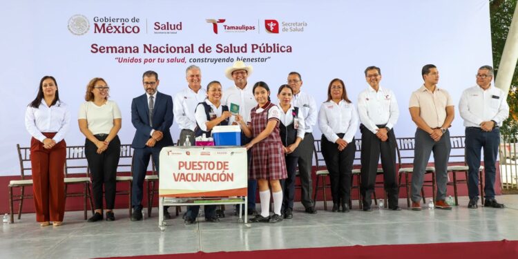Supera Tamaulipas meta establecida en Semana  Nacional de Salud Pública 2025
