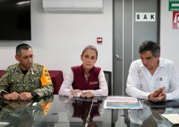 MONITOREA GOBIERNO DE MÉXICO CRECIMIENTO DEL RÍO PÁNUCO; AL MOMENTO NO REPRESENTA RIESGO: PRESIDENTA CLAUDIA SHEINBAUM