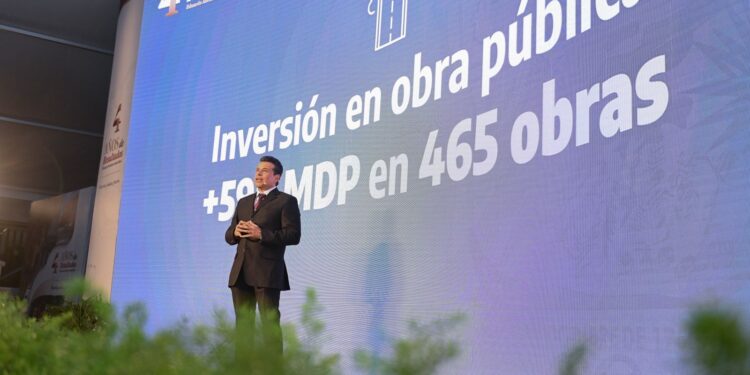 Victoria marca ruta en obra pública.