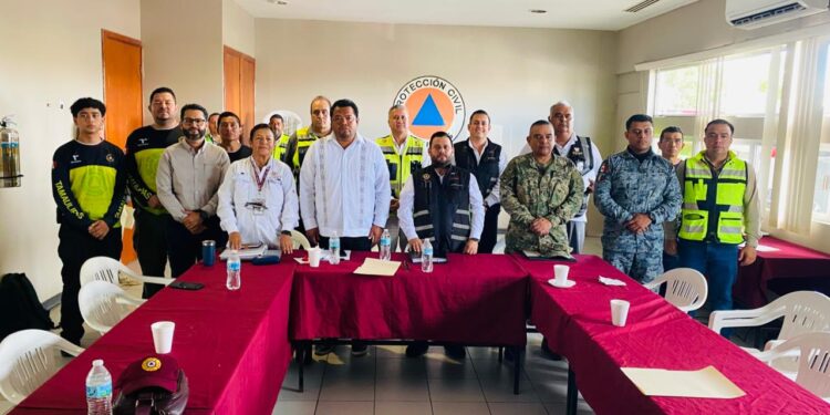 Autoridades de Tamaulipas refuerzan coordinación preventiva ante incremento del río Pánuco