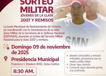Sorteo del Servicio Militar en Victoria el 9 de noviembre.
