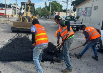 Municipio refuerza plan de bacheo durante el fin de semana