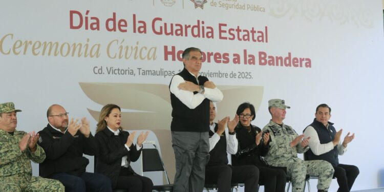 Mejores indicadores y confianza ciudadana, logros de la Guardia Estatal en tres años: Américo Villarreal