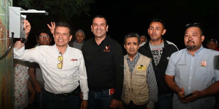 Instala Municipio moderno alumbrado público en colonias Tamatán y San Marcos 2