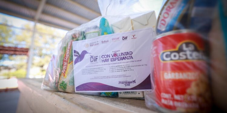 Entrega DIF Tamaulipas canastas alimentarias a población de atención prioritaria ante las  bajas temperaturas