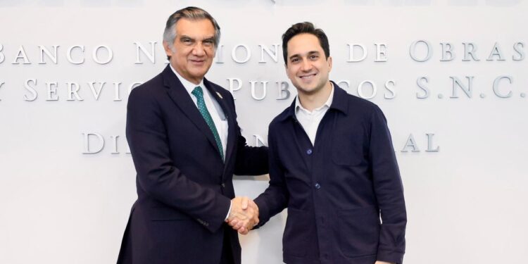 Gestiona Américo recursos con Banobras para proyectos estratégicos de infraestructura en Tamaulipas