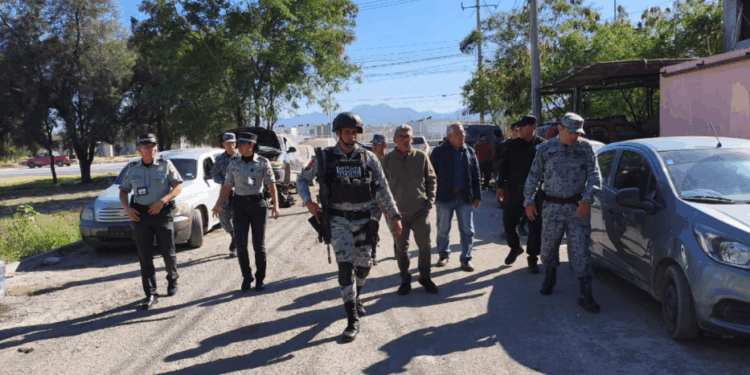 Con recorridos de proximidad, refuerzan Municipio, GN y GE seguridad en Victoria.