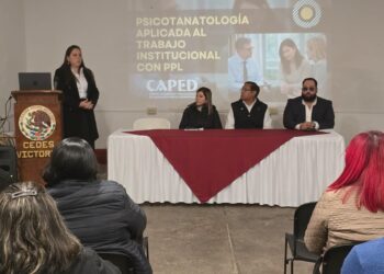Fortalece CEDES Victoria salud emocional del personal penitenciario y administrativo