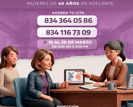 DIF Victoria y Sindicato de Trabajadores del Municipio impulsan campaña de mastografías gratuitas
