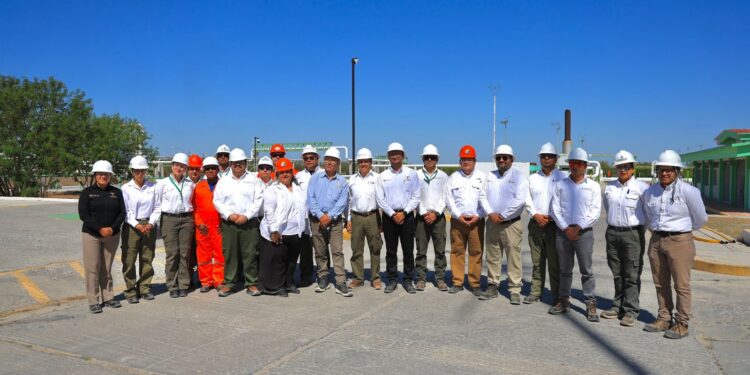 Supervisa CENAGAS, SEDENER y CENAM avances del Complejo Procesador de Gas  Burgos en Reynosa