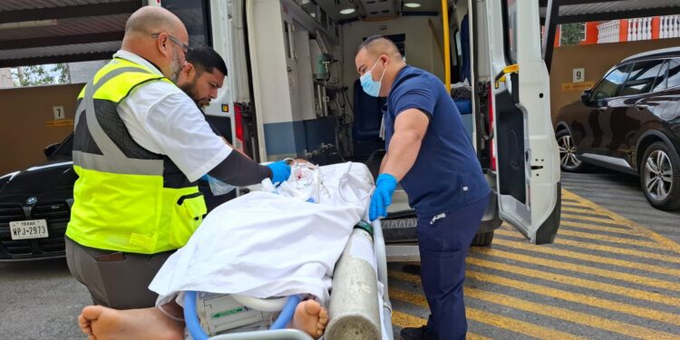 Realiza Gobierno de Tamaulipas traslado exitoso de paciente pediátrico al Hospital  Infantil