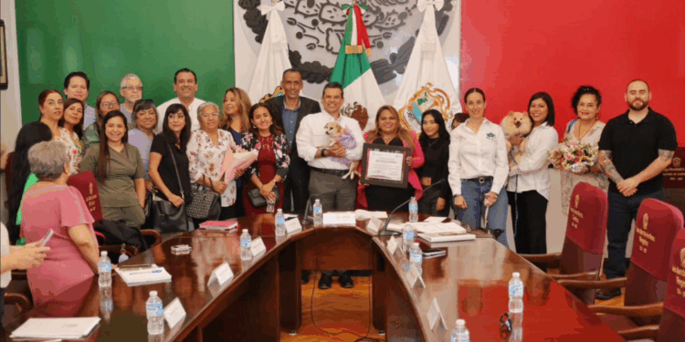 Distingue Cabildo victorense a rescatista de animales.