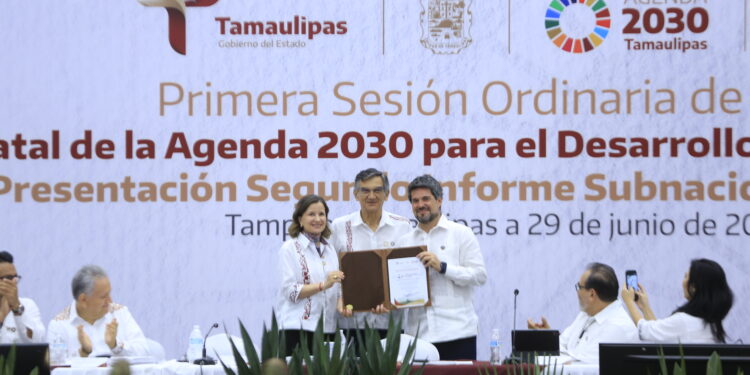 Reconocen liderazgo de Américo Villarreal por avances de Tamaulipas en la Agenda  2030