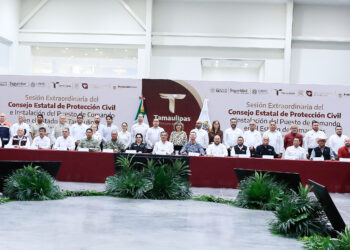 Instalan CNPC y Gobierno de Tamaulipas Puesto de Comando Interinstitucional para fortalecer la atención ante lluvias y ciclones