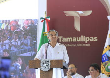 Gobernador Américo Villarreal refrenda compromiso con la justicia y el bienestar en  El Mante