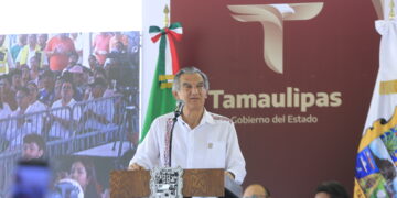 Gobernador Américo Villarreal refrenda compromiso con la justicia y el bienestar en  El Mante