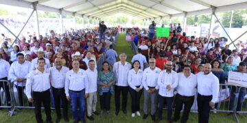 Arranca Américo Villarreal libramiento poniente y entrega obras hidráulicas y  deportivas en El Mante