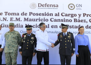 Reconoce Américo labor de la Guardia Nacional en Tamaulipas; atestigua llegada del nuevo  coordinador estatal