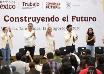 Se reúne Claudia Sheinbaum con jóvenes tamaulipecos: son el eje central del presente