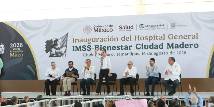 Inaugura Claudia Sheinbaum Hospital General de Ciudad Madero; brindará atención médica  para 538 mil personas