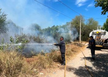 Atiende Protección Civil jornada de incendios en Victoria.