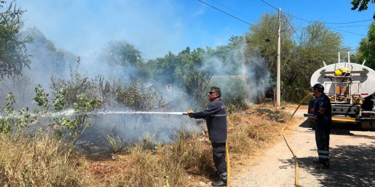 Atiende Protección Civil jornada de incendios en Victoria.