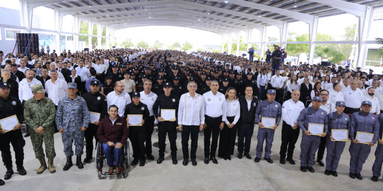 Anuncia Américo beca del 90% para que cadetes continúen estudios de Licenciatura en Seguridad Pública
